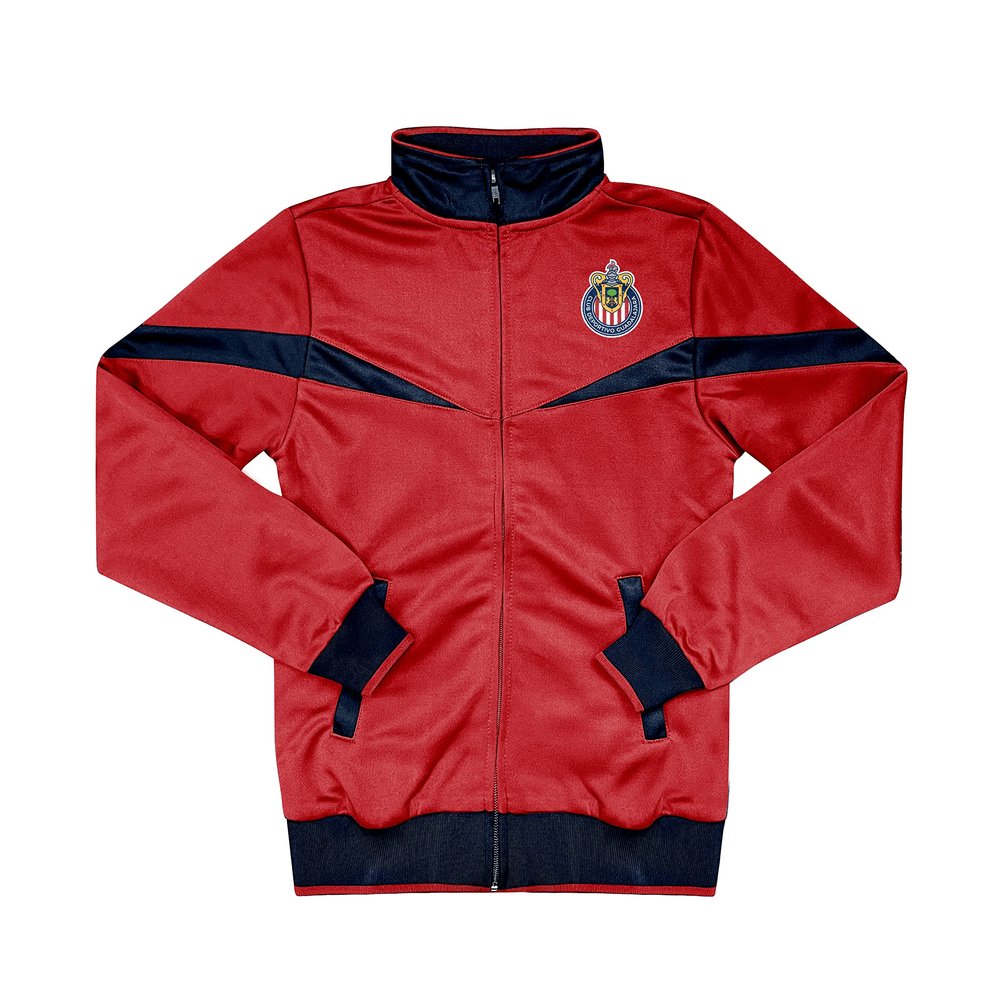 Icon Sports Officially Licensed Chivas Soccer Track Jacket - Unisex Kids - CH39TJ Red YM