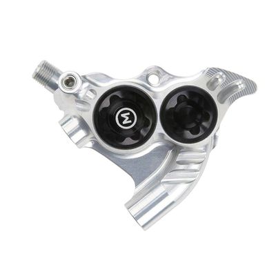 Hope RX4+ Brake, Compatible with Shimano Rear Flat Mount +20 (No Lever) - Silver