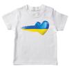 lepni.me Kids T-Shirt Ukraine Flag Shirt Ukrainian Heart Symbol Ukrainian Clothing (5-6 Years White Multi Color) view 1