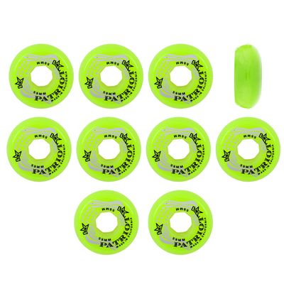 Labeda Wheels Inline Roller Hockey Patriot Goalie 10-Pack 59mm Indoor Green