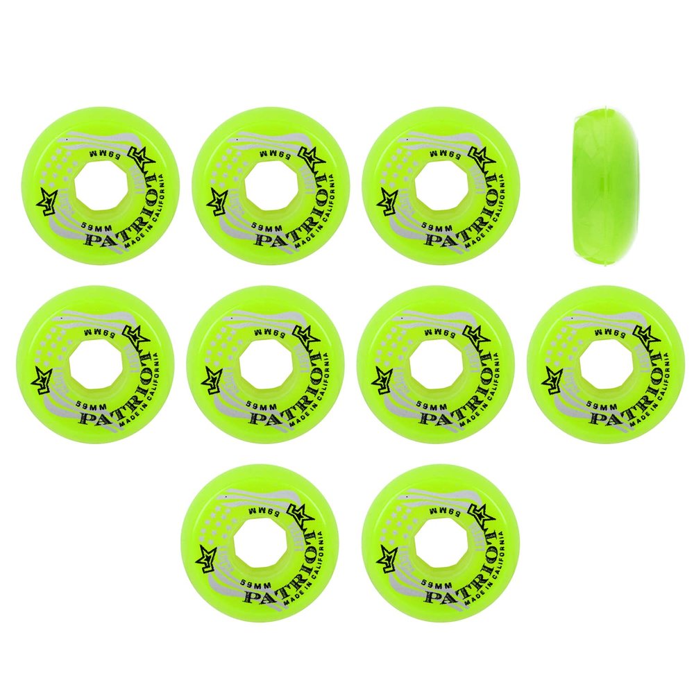 Labeda Wheels Inline Roller Hockey Patriot Goalie 10-Pack 59mm Indoor Green