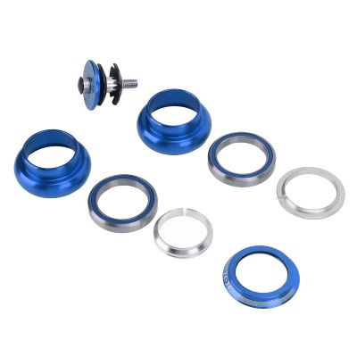 AUNMAS Bike Headset 34mm Threadless, Aluminum Alloy Sealed Bearings for Mountain Road Bicycles, Universal Compatibility with Straight Tube Fork