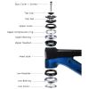 AUNMAS Bike Headset 34mm Threadless, Aluminum Alloy Sealed Bearings for Mountain Road Bicycles, Universal Compatibility with Straight Tube Fork view 2