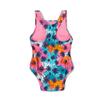 Speedo Girl's Swimsuit One Piece Thick Strap Racer Back Printed view 2