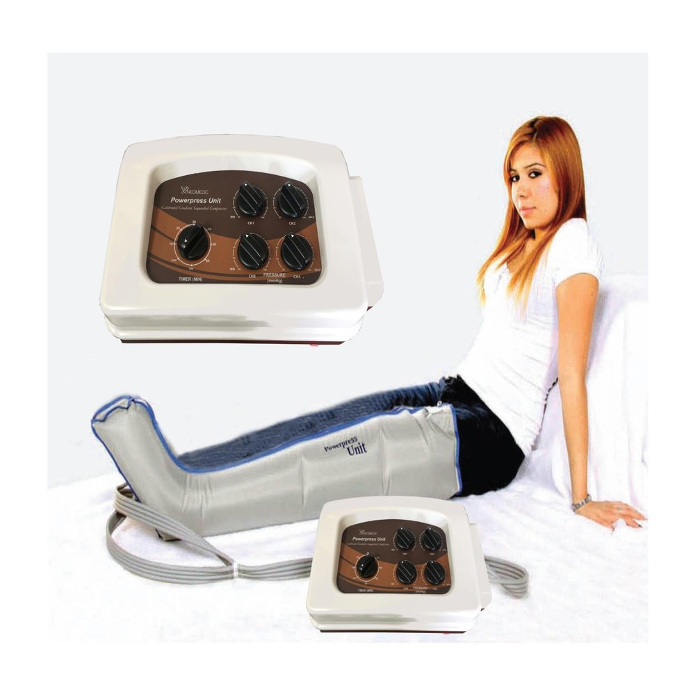 POWERPRESS RECOVERY UNIT Calibrated Compression System Complete Set Full Leg Single (X-Large 33/34"