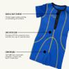 FINIS Cozy Thermal Swimsuit for Kids - One-Piece Swimwear - UPF 50 & Up Sun Protection - Warm SBR Foam - Blue - Small view 3
