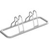 Simple Houseware 2 Bike Bicycle Floor Parking Adjustable Storage Stand, Silver view 1