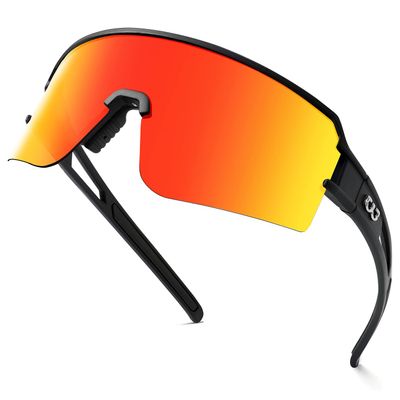 FMY Polarized Cycling Glasses Sports Sunglasses,UV400 Protection Eyewear Baseball Running Fishing for Men Women Youth