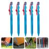 5pcs Aluminum Alloy Tent Pegs Triangular Stakes for Camping Outdoor Hiking and Travel Ground Support Rigging view 3