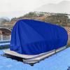 21-24 ft Dark Blue Pontoon Boat Heavy Duty Trailerable Boats Cover with Storage Bag Replacement for Pontoon Deck Boats Beam Width Up to 102in view 4
