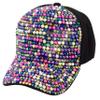 TOP HEADWEAR Pearl Rhinestone Bling Baseball Cap - Black/Multicolor view 1