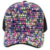 TOP HEADWEAR Pearl Rhinestone Bling Baseball Cap - Black/Multicolor view 2