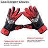 EFAH SPORTS Soccer Goalkeeper Gloves for Kids Boys Children Youth Football Goalie Gloves with Super Grip Protection Palms (Size 2 Suitable for 4 to 5 Year Old, Red) view 3