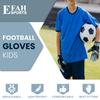 EFAH SPORTS Soccer Goalkeeper Gloves for Kids Boys Children Youth Football Goalie Gloves with Super Grip Protection Palms (Size 5 Suitable for 9 to 12 Years Old, Black Grey) view 4