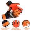 EFAH SPORTS Soccer Goalkeeper Gloves for Kids Boys Children Youth Football Goalie Gloves with Super Grip Protection Palms (Size 5 Suitable for 9 to 12 Years Old, Orange) view 2
