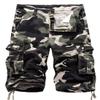 IDEALSANXUN Men's Casual Loose Fit Multi-Pockets Military Cargo Shorts (Camo Light Army, 44) view 1