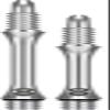 Target Darts 8 Flight 26mm Fixed Slim Titanium Dart Shafts Flight System, Silver view 1