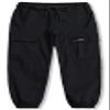 Cromoncent Womens Cargo Pants Elastic Waist Lightweight Outdoor Jogger Pants, 1# Black, XXL view 1