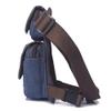 Canvas Waist Pack Drop Leg Bag for Men Tactical Hiking Travel Outdoor Climbing Motorcycle Bike Rider Cycling Fanny Pouch (Blue) view 2
