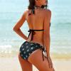 Homokoir Women's Bikini Swimsuits American Flag Bathing Suits for Women Two Piece Bikini,Color3,XS view 2