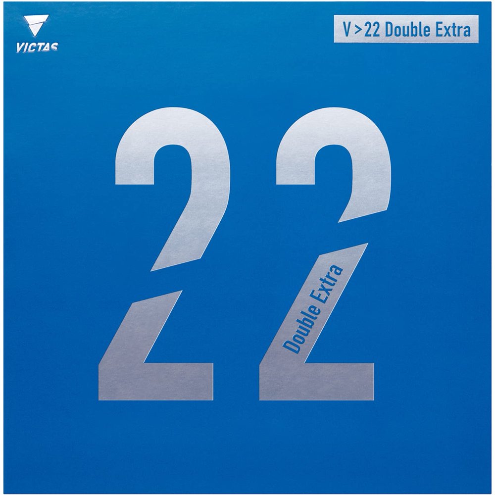 VICTAS Table Tennis Rubber V>22 Double Extra Soft Back Red (0040) 2.0 200070