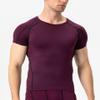 3 Pack Men's Compression Shirts Short Sleeve Workout T-Shirt Cool Dry Undershirts Baselayer Sport Cool Shirt Running Tops view 2