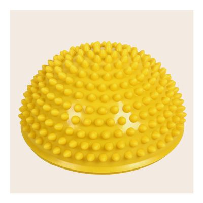 HUAHUA Stepping Stones Kids Physical Balance Training Stepping Stone, Semicircular Tactile Massage Ball, Children Exercise Hand and Foot Coordination (Color : Yellow, Size : 4pcs)