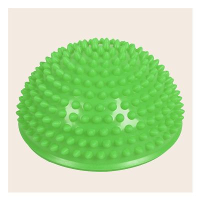 HUAHUA Stepping Stones Kids Physical Balance Training Stepping Stone, Semicircular Tactile Massage Ball, Children Exercise Hand and Foot Coordination (Color : Green, Size : 2pcs)