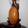 2.2" China Certified Nature Gold Silk Jade Lucky Dragon Hand Carved Necklace Pendants 2312 view 4