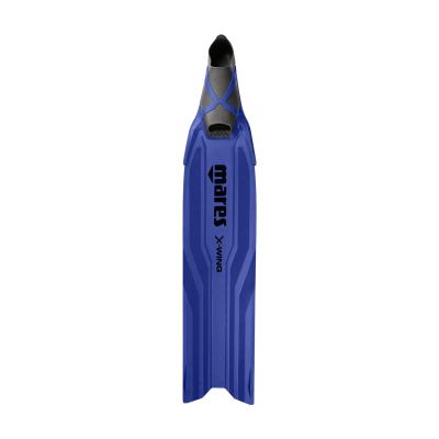 Mares X-Wing Freediving Fins | Tapered-Blade V-Tip Soft Swimming Fins for Freediving & Spearfishing, Blue, 38