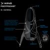 Mares X-Wing Freediving Fins | Tapered-Blade V-Tip Soft Swimming Fins for Freediving & Spearfishing, Blue, 38 view 4