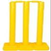 VS VISTASPORTS Cricket Stump Set | Cricket Wicket | 03 Plastic Stumps 02 Bails 01 Base | V-wicket-0039 view 2