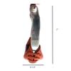 AJ Tack Aluminum Barrel Racing Stirrups Tanned Leather Tread view 3