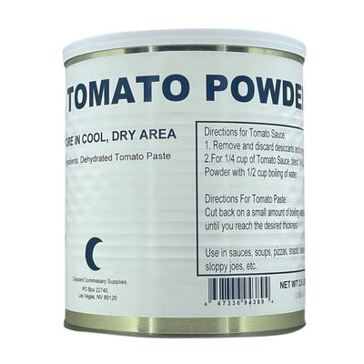 Military Surplus Freeze Dried Dehydrated Tomato Powder Can | Jarred and Packed Emergency Food For Survival, Camping 25+ years shelf life | Easy Prep Food Pack of 1