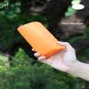 Bolodidda Large Beach Blanket Sandproof, Mat Sand Free Waterproof, Picnic Foldable, Windproof Mini Pocket with Stakes, Outdoor Camping Travel Packable ( Black+Orange), X-Large view 3