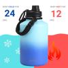 DRINCO Stainless Steel Water Bottle Spout Lid Vacuum Insulated Double Wall Water Bottle(64oz 40oz 32oz 22oz 18oz 14oz) Leak Proof Keep Cold Sport Camping Hiking (64 oz, 64oz Morning Sky Blue) view 4
