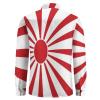 BAIKUTOUAN Japanese Rising Sun Flag Men's Button Down Shirt Long Sleeve Regular Fit Casual Tops Print view 4
