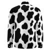 BAIKUTOUAN Cow Pattern Men's Button Down Shirt Long Sleeve Regular Fit Casual Tops Print view 4
