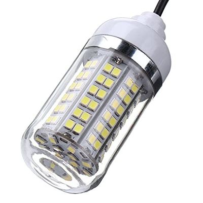 GSYFDZSWZX Fengyan Home Bulbs 1pack LED Fishing Lamp IP68 Waterproof 15W 2835SMD LED Lamp Bulb with Switch LED Underwater Fishing Squid Fish Lure Light Household Lamp (Emitting Color : Cold White)