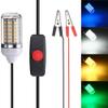 GSYFDZSWZX Fengyan Home Bulbs 1pack LED Fishing Lamp IP68 Waterproof 15W 2835SMD LED Lamp Bulb with Switch LED Underwater Fishing Squid Fish Lure Light Household Lamp (Emitting Color : Yellow) view 4