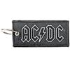 Ac/Dc Keyring Keychain Classic Band Logo Patch Official Black view 1