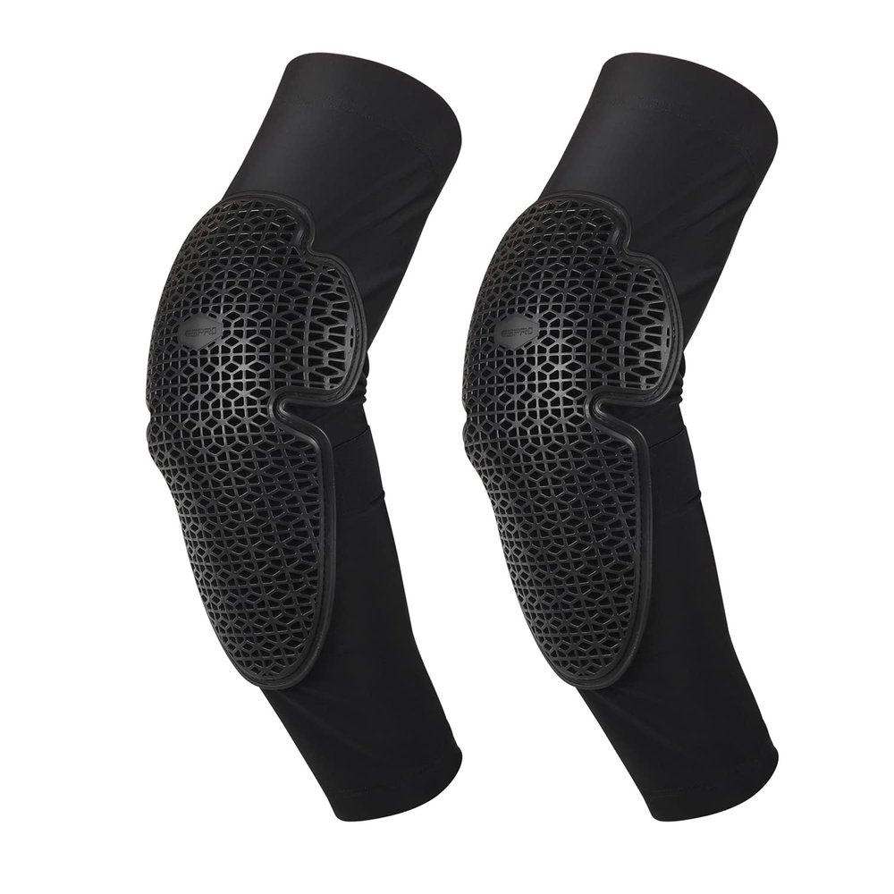 surlim Elbow Pads,Mountain Bike Elbow Guards,MTB Elbow Pads,BMX,Skate & Skateboarding Elbow Armor,1 Pair(Black, Large)