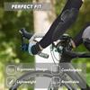 surlim Elbow Pads,Mountain Bike Elbow Guards,MTB Elbow Pads,BMX,Skate & Skateboarding Elbow Armor,1 Pair(Black, Large) view 3