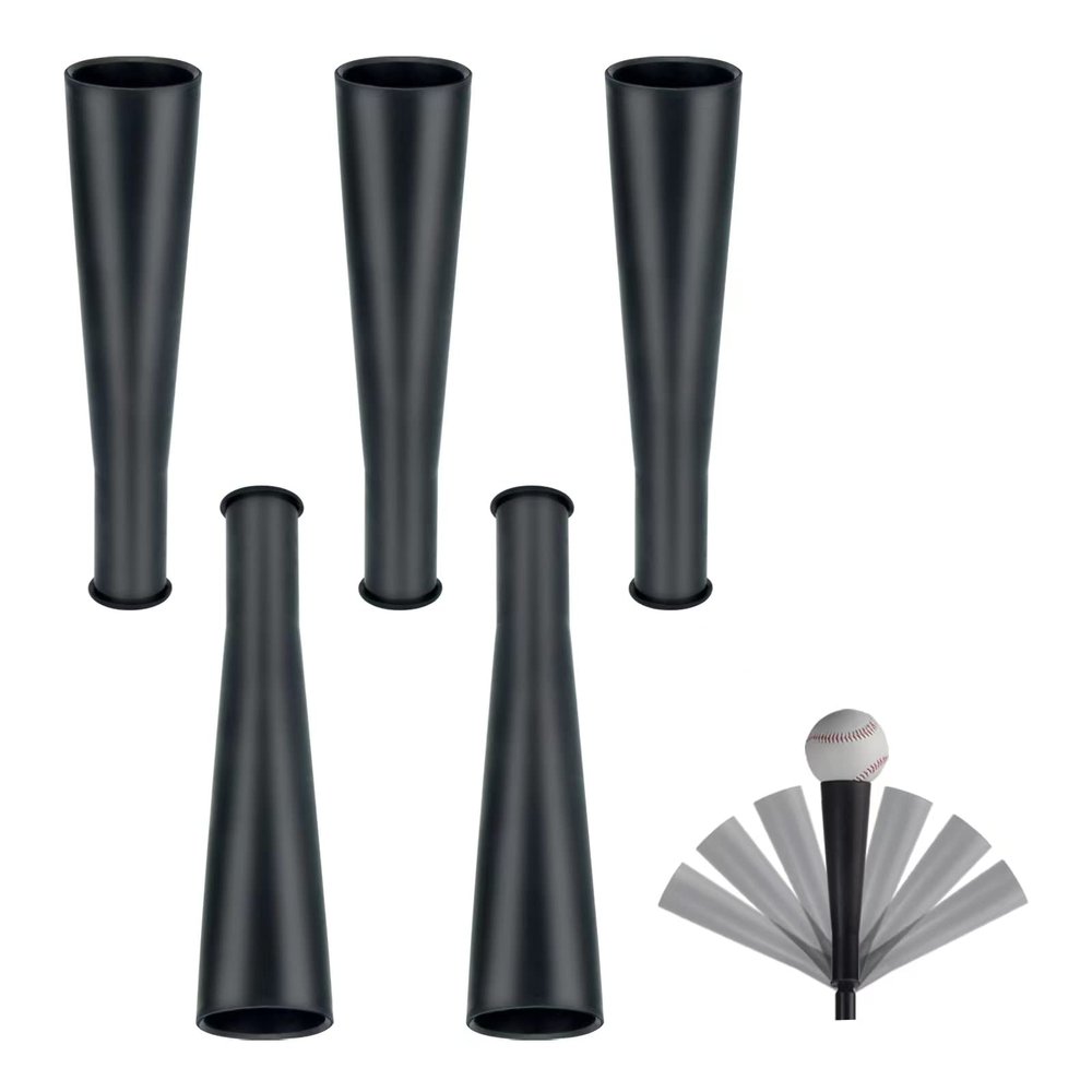 Eastgoing 5 Pieces Batting Tee Topper Replacement.Ball Rest Rubber Cup for Baseball, Softball or Other Ball Sports.