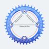 DJC Bike Chainring 104mm BCD Round/Oval MTB 104BCD 7/8/9/10/11/12 Speed Narrow Wide Tooth Aluminum 7075 Super Lightweight 30T 32T 34T 36T 38T 40 42 DH XC Trail Fat Bike ebike (1# Round Black, 52T) view 2
