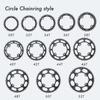 DJC Bike Chainring 104mm BCD Round/Oval MTB 104BCD 7/8/9/10/11/12 Speed Narrow Wide Tooth Aluminum 7075 Super Lightweight 30T 32T 34T 36T 38T 40 42 DH XC Trail Fat Bike ebike (1# Round Black, 52T) view 4