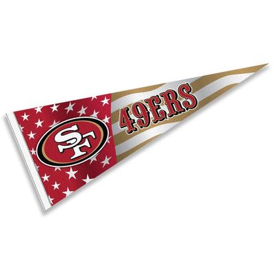 49ers Nation USA Americana Stars and Stripes Pennant Banner Flag