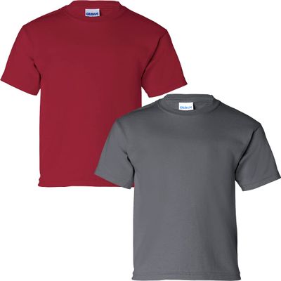 Gildan Youth Ultra Cotton T-Shirt, Style G2000B, 2-Pack