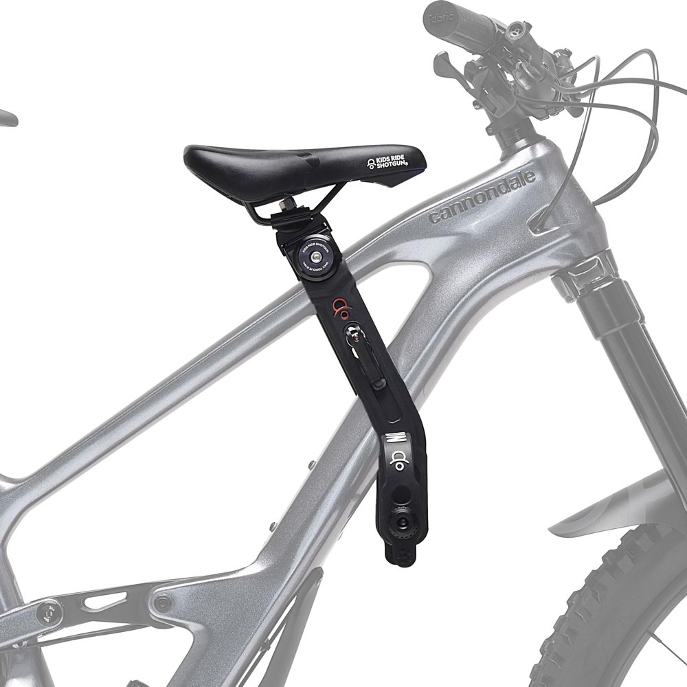 Kids Ride Shotgun - 2.0 Child Bike Seat - Front Mounted, for Children Aged 18mo~5 Years, Fits Most Adult Modern Mountain Bikes, Easy Install, Adjustable for Comfort