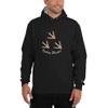 Mens Turkey Hunting Hoodie - Three Turkey Tracks Light Steel M view 2